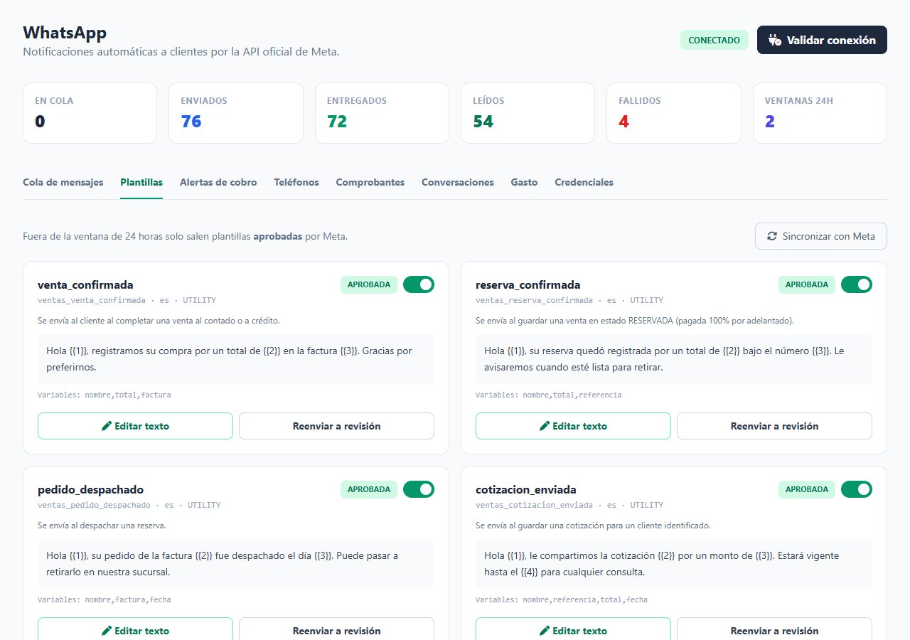 Plantillas de WhatsApp aprobadas por Meta en SIGEV R&C